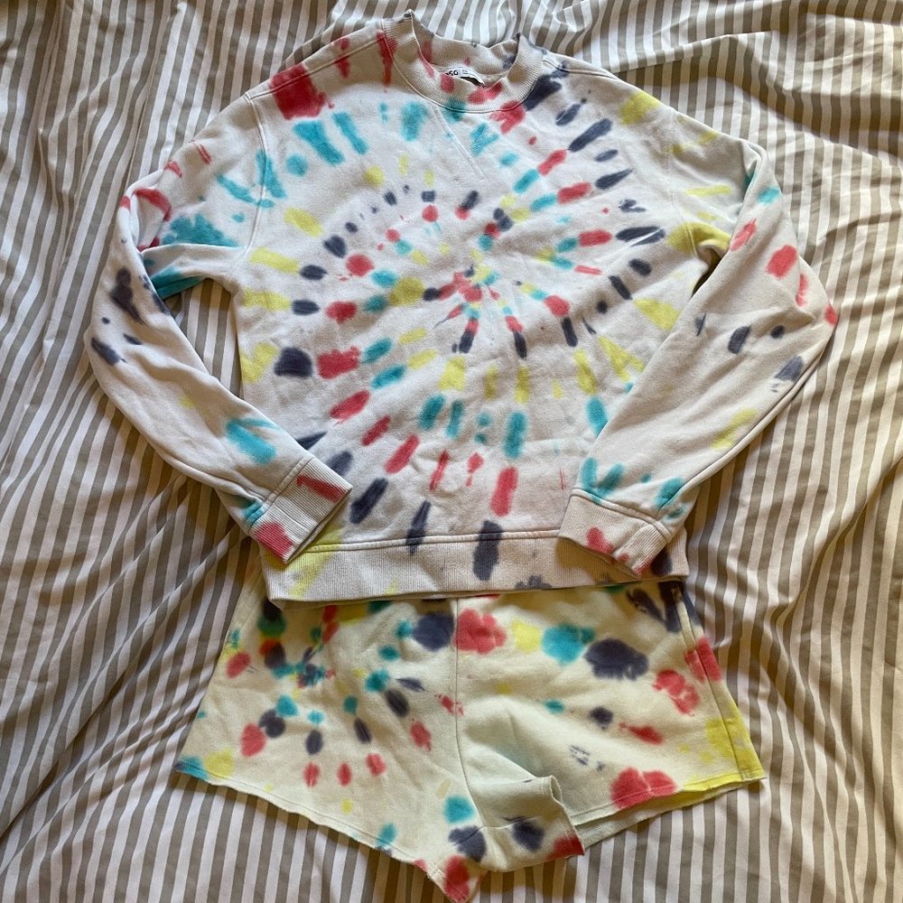 Tie Dye Sweatshirt Set  -  Size XS